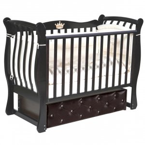 Кроватка детская Luiza (3) мягкий фасад, автостенка, универсальный маятник (Антел)