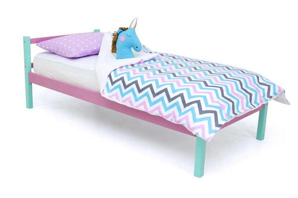 Детская кровать Svogen classic цвет мятный-лаванда (Бельмарко)